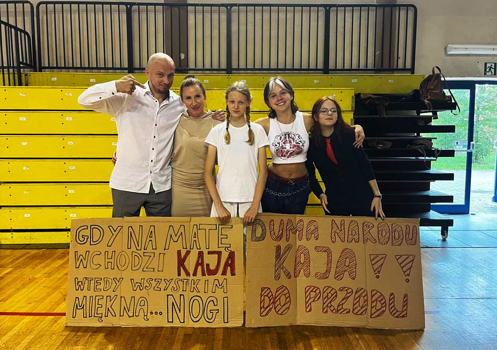 Drużyna karate agatsu kielce w Raszynie
